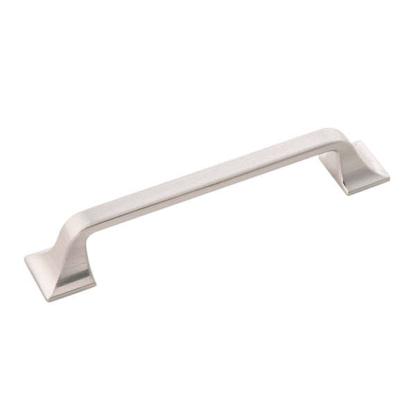 Forge Pull 5-1/16 Inch (128mm) Center to Center Satin Nickel