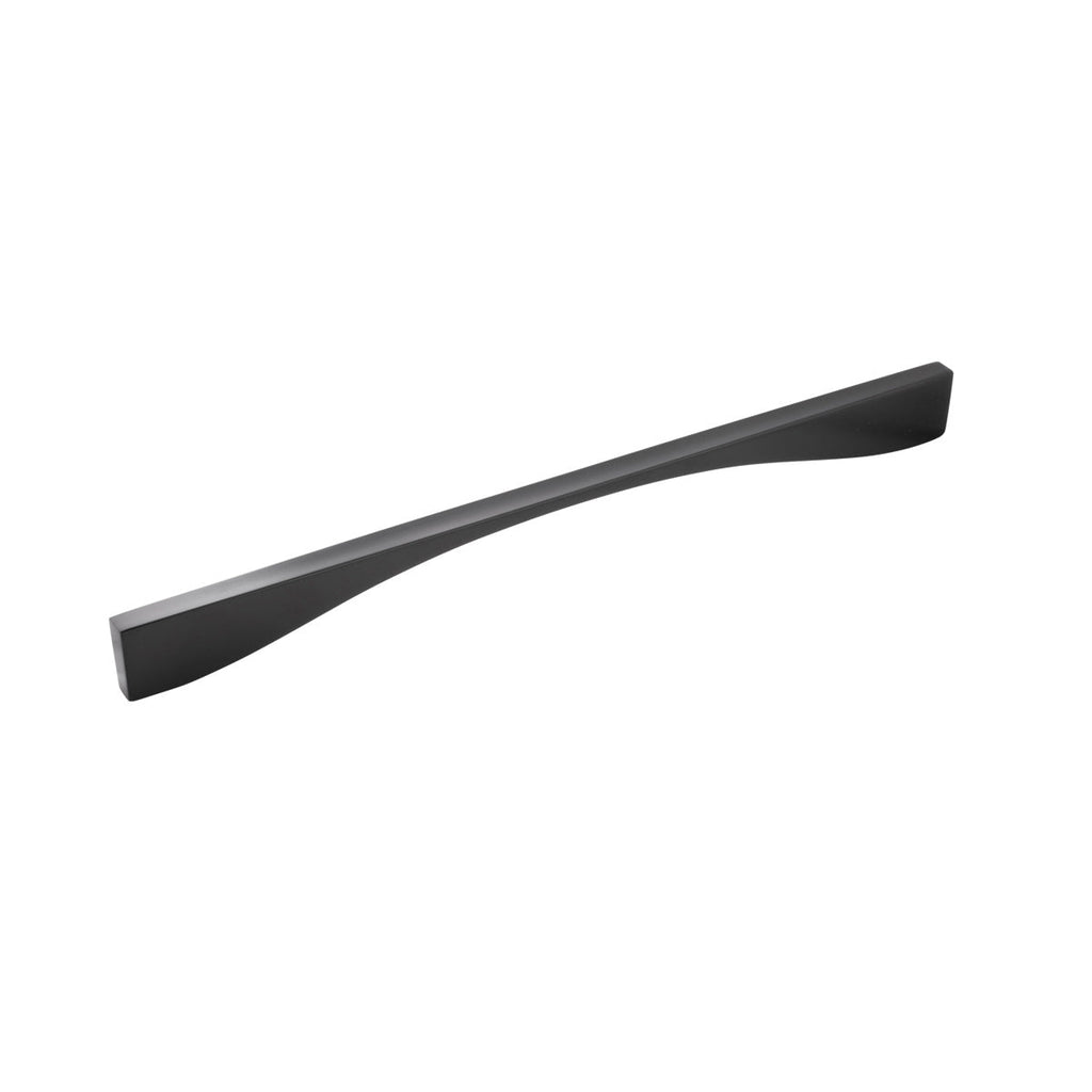 Channel Appliance Pull 18 Inch Center to Center Matte Black Finish