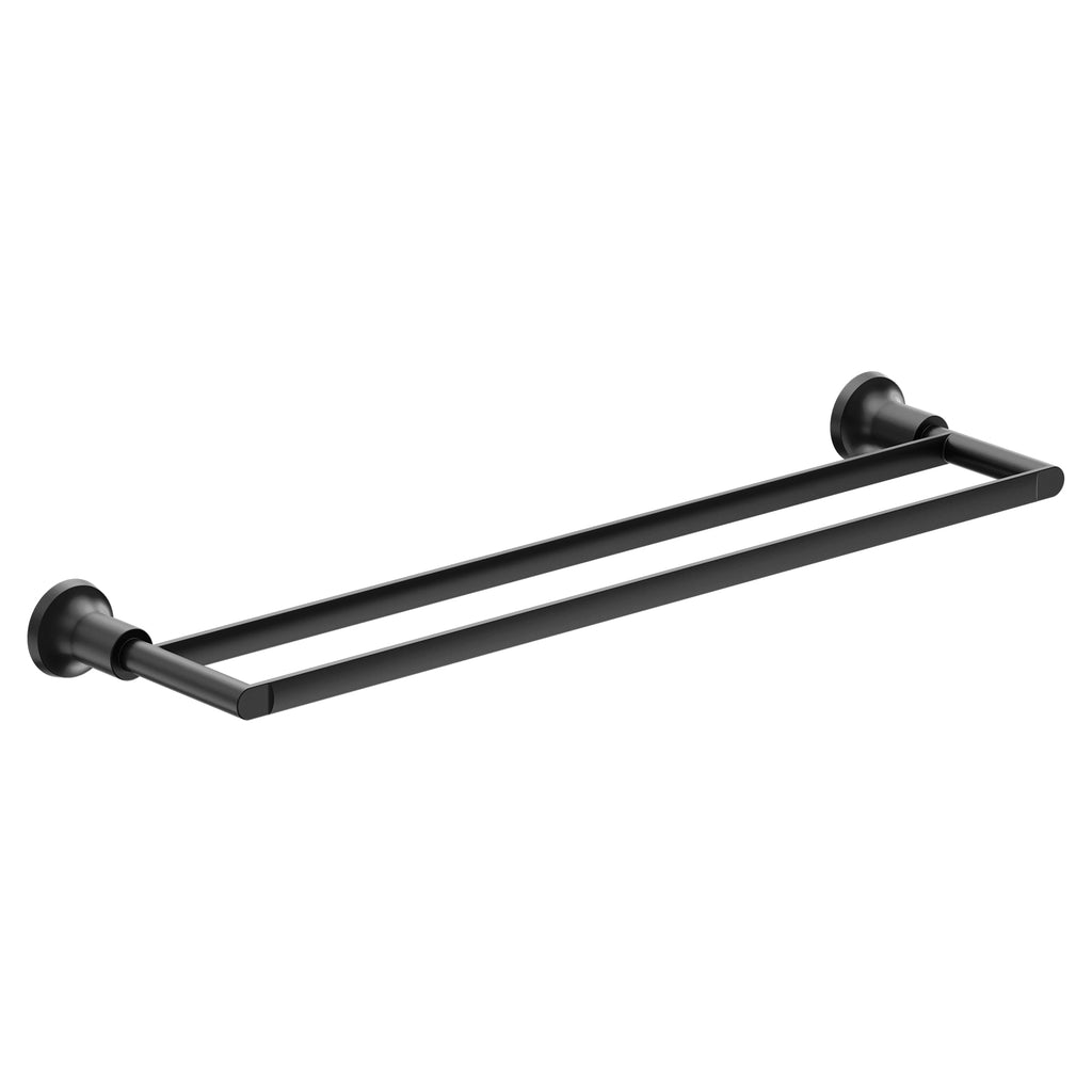 MOEN® Zyla™  Matte Black 24" Double Towel Bar