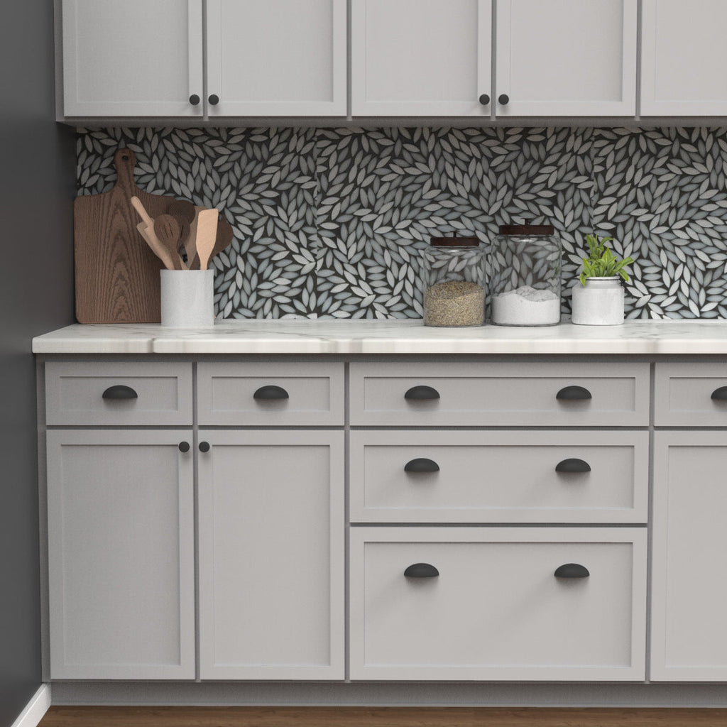 Worthington Cup Pull 3 Inch Center to Center Matte Black Finish (10 Pack)