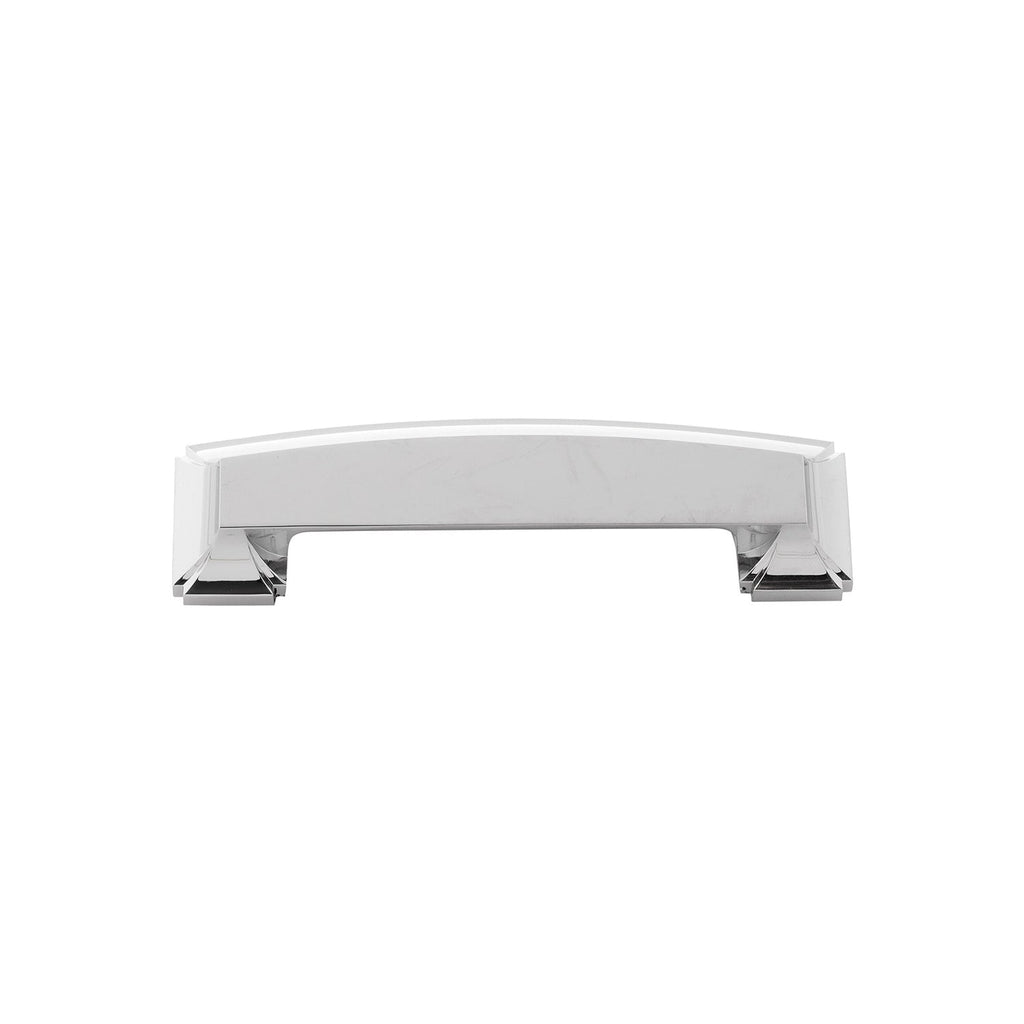 Bridges Cup Pull 3 Inch, 3-3/4 Inch (96mm) & 5-1/16 Inch (128mm) Center to Center Chrome Finish