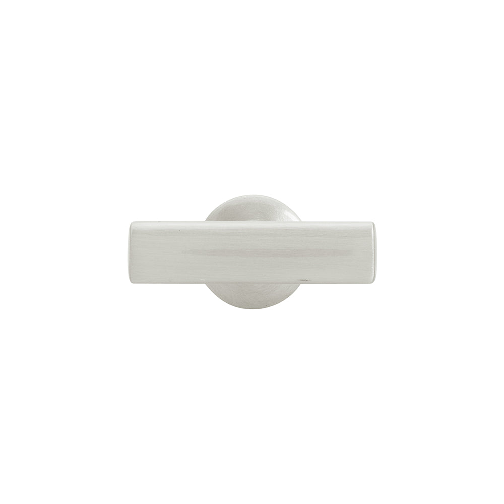 Woodward T-Knob 1-15/16 Inch X 15/16 Inch Satin Nickel Finish