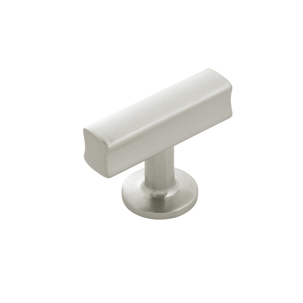 Woodward T-Knob 1-15/16 Inch X 15/16 Inch Satin Nickel