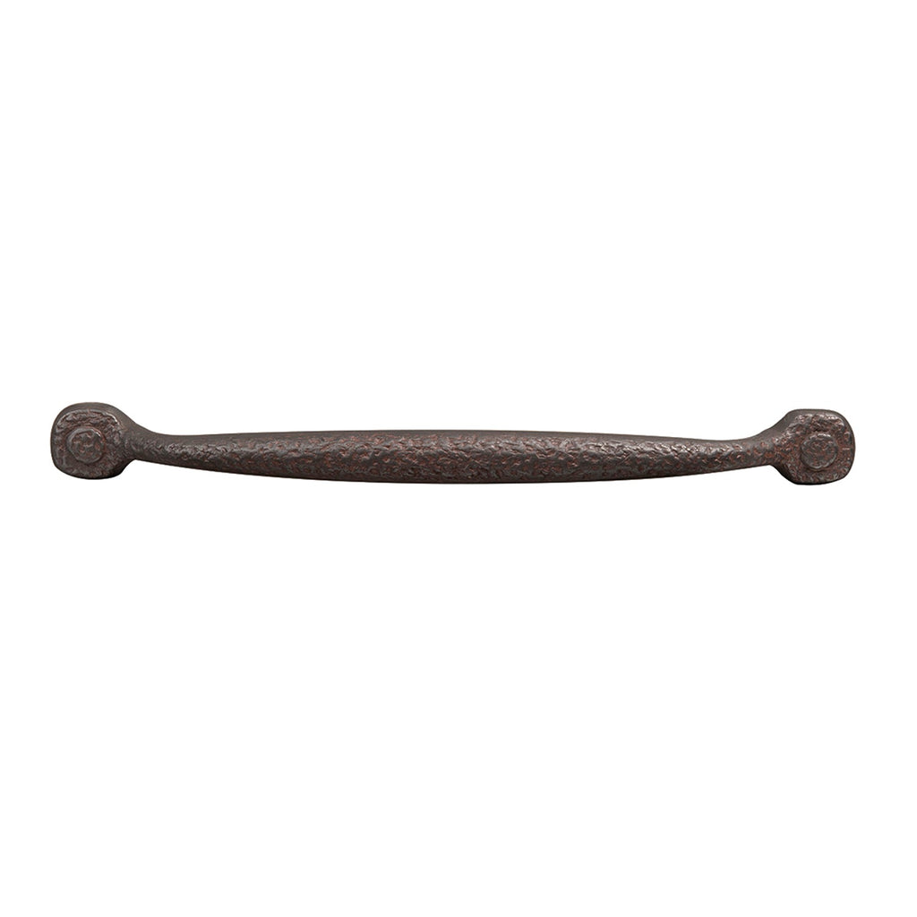 Refined Rustic Pull 7-9/16 Inch (192mm) Center to Center Rustic Iron Finish