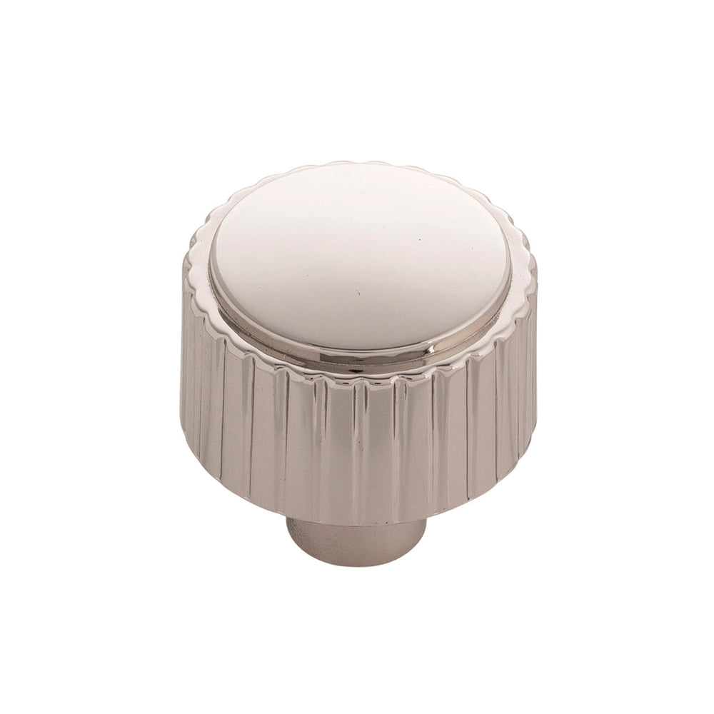 Sinclaire Knob 1-1/4 Inch Diameter Polished Nickel