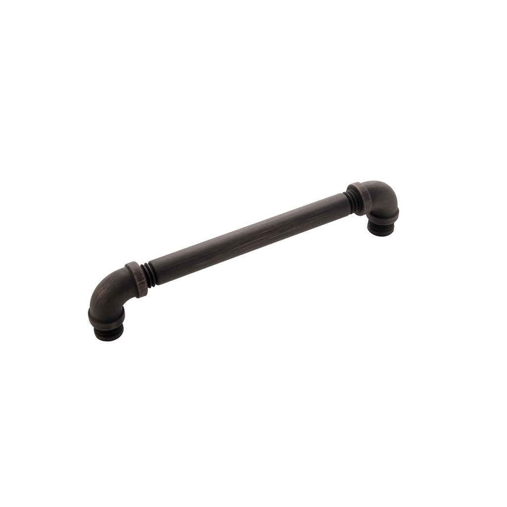 Pipeline Pull 6-5/16 Inch (160mm) Center to Center Vintage Bronze Finish