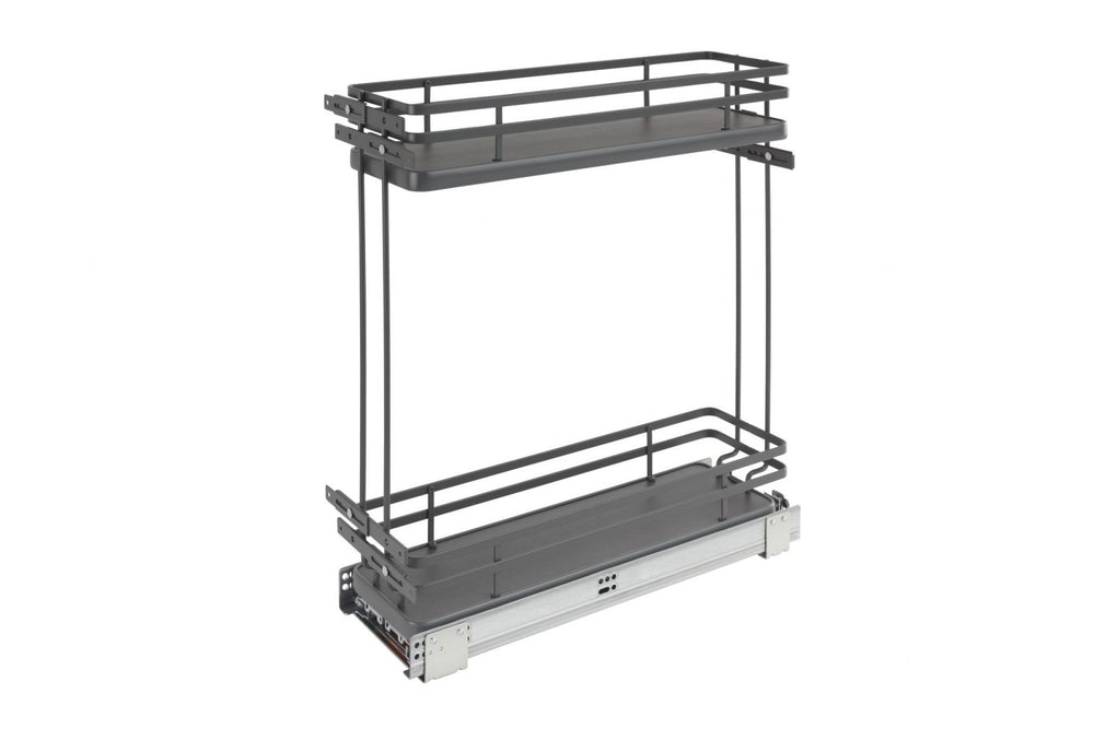 Euro Pullout 6.5'' Two Tier Shelf Organizer GRY