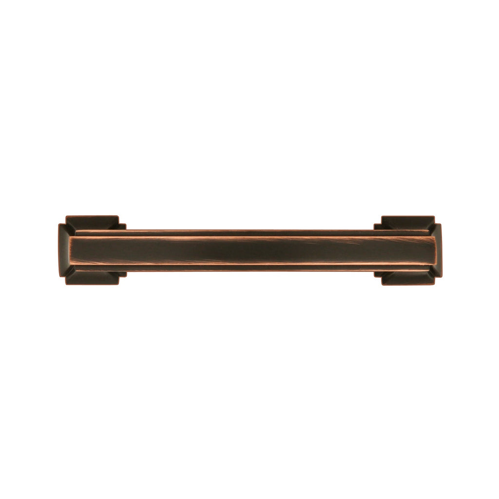 Bridges Pull 3 Inch Center to Center Oil-Rubbed Bronze Highlighted Finish