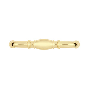 Williamsburg Pull 3 Inch Center to Center Polished Brass