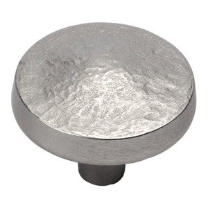 Bedrock Knob 1-1/4 Inch Diameter Flat Nickel