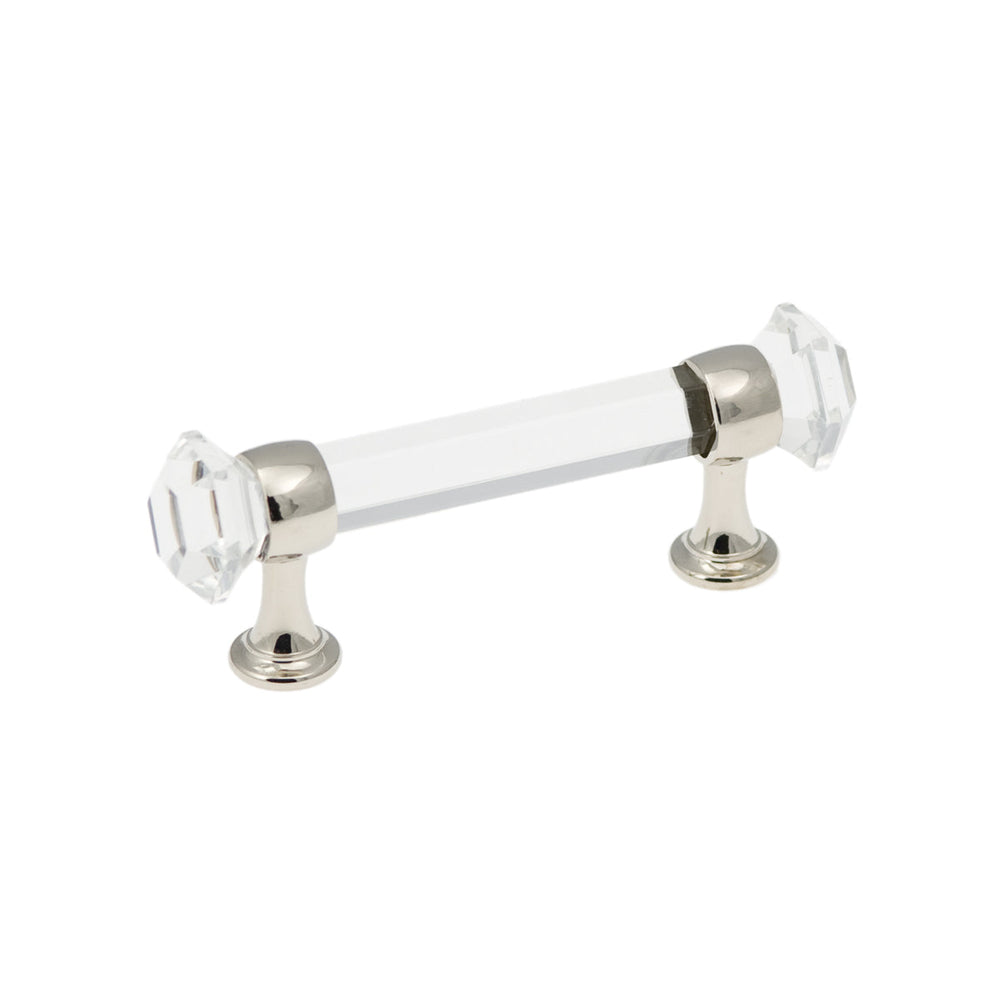 Luster Pull 3 Inch Center to Center Glass with Chrome