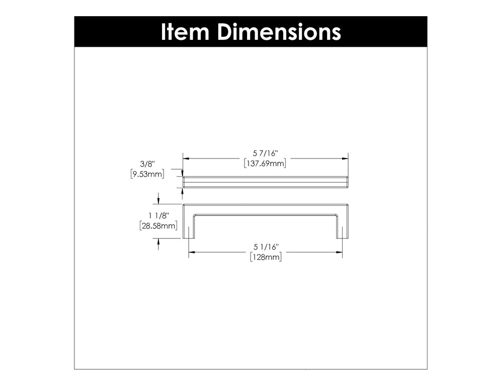 Skylight Pull 5-1/16 Inch (128mm) Center to Center Elusive Golden Nickel