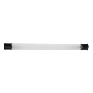 Midway Pull 8-13/16 Inch (224mm) Center to Center Crysacrylic with Matte Black