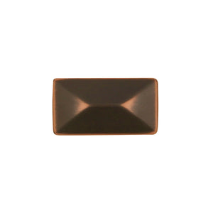 Bungalow Knob 1-1/4 Inch x 11/16 Inch Oil-Rubbed Bronze Highlighted