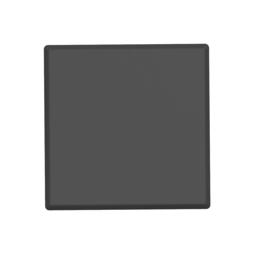 Worthington Knob 1-3/16 Inch Square Matte Black Finish (10 Pack)