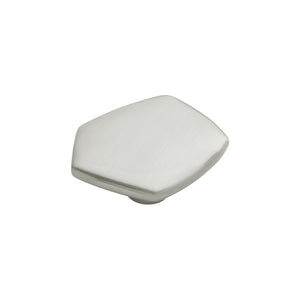 Pebble Knob 2-15/16 Inch x 2-1/8 Inch Satin Nickel