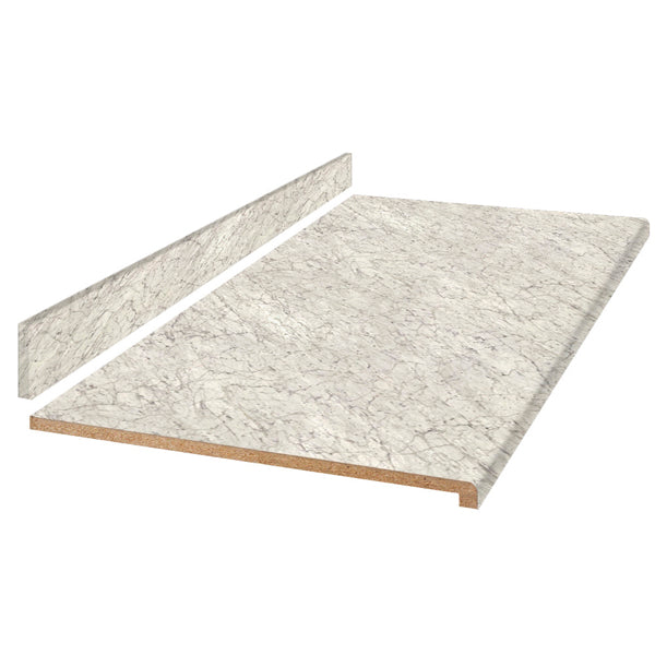 Carrara Bianco 10' Backsplash