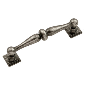 Somerset Pull 3-3/4 Inch (96mm) Center to Center Black Nickel Vibed