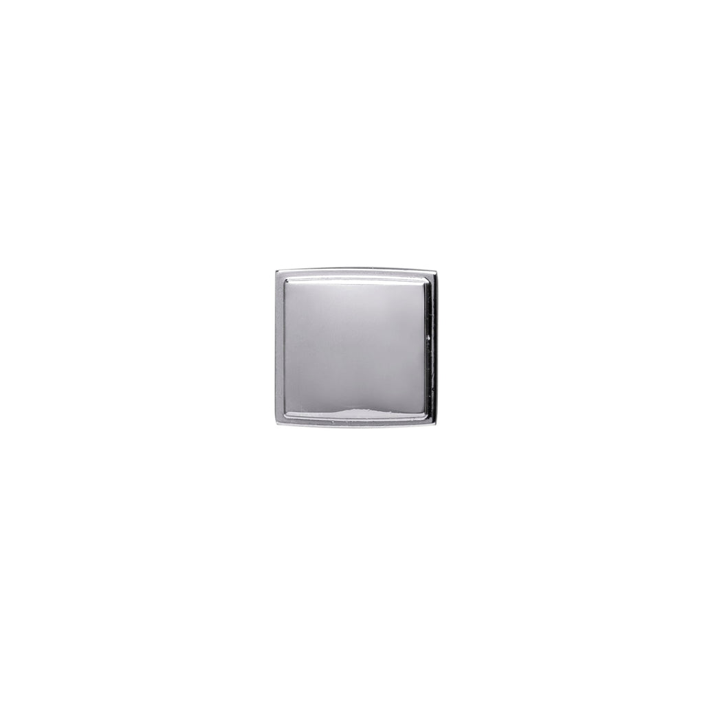 Bridges Knob 1-1/4 Inch Square Chrome Finish