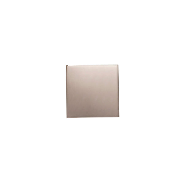 Studio Knob 1-1/4 Inch Square Polished Nickel