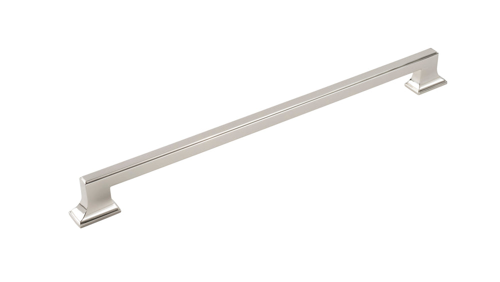 Brownstone Appliance Pull 18 Inch Center to Center Polished Nickel