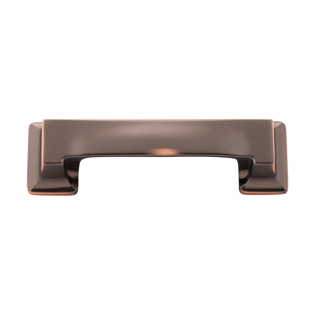 Studio Cup Pull 3 Inch & 3-3/4 Inch (96mm) Center to Center Oil-Rubbed Bronze Highlighted Finish