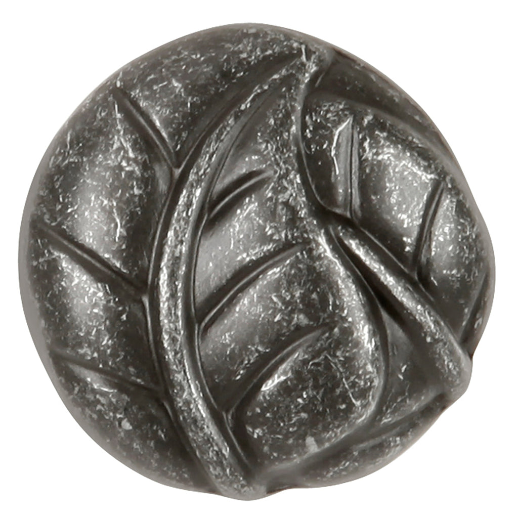 Natural Accents Knob 1-1/4 Inch Diameter Vibra Pewter Finish