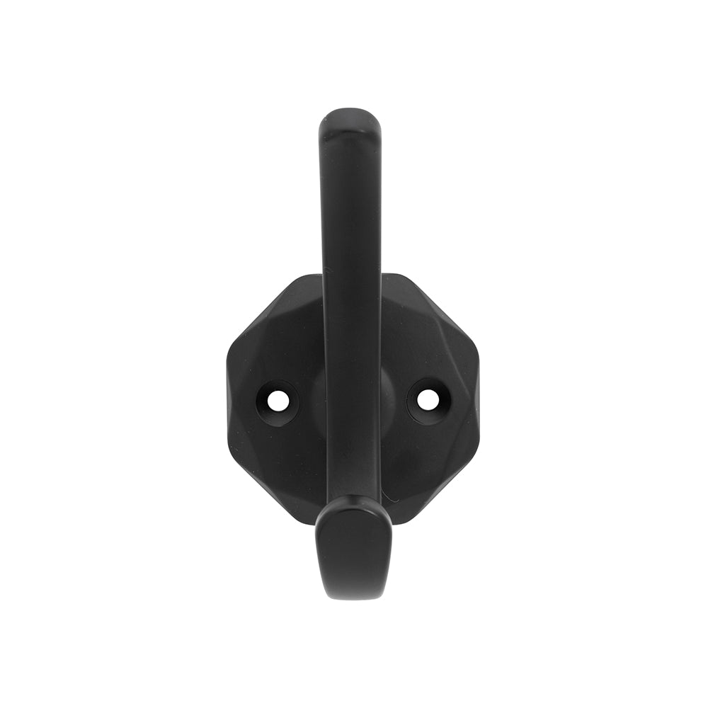 Karat Hook 1-1/4 Inch Center to Center Matte Black Finish