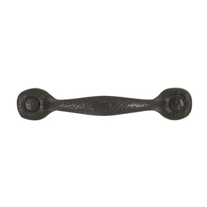 Refined Rustic Pull 3 Inch Center to Center Black Iron