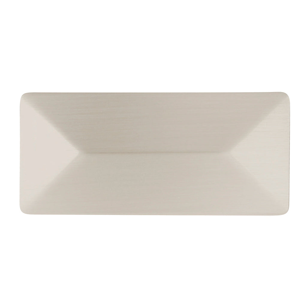 Bungalow Knob 2-5/16 Inch x 1-1/16 Inch Satin Nickel Finish