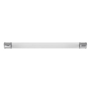 Midway Pull 8-13/16 Inch (224mm) Center to Center Crysacrylic with Chrome