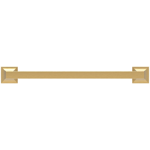 Studio Pull 8-13/16 Inch (224mm) Center to Center Brushed Golden Brass