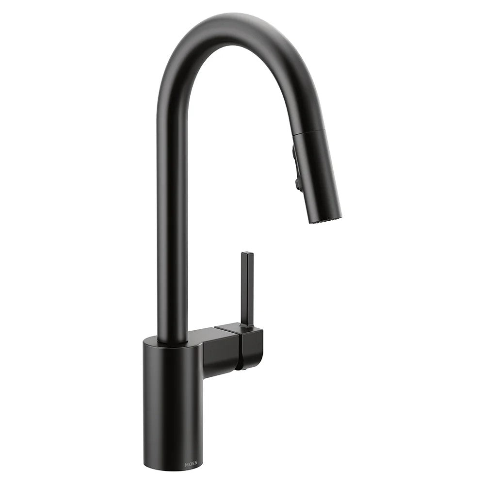 MOEN Matte Black Pull Down Kitchen Faucet