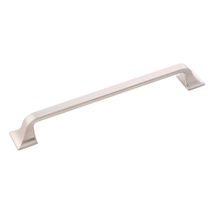 Forge Pull 7-9/16 Inch (192mm) Center to Center Satin Nickel