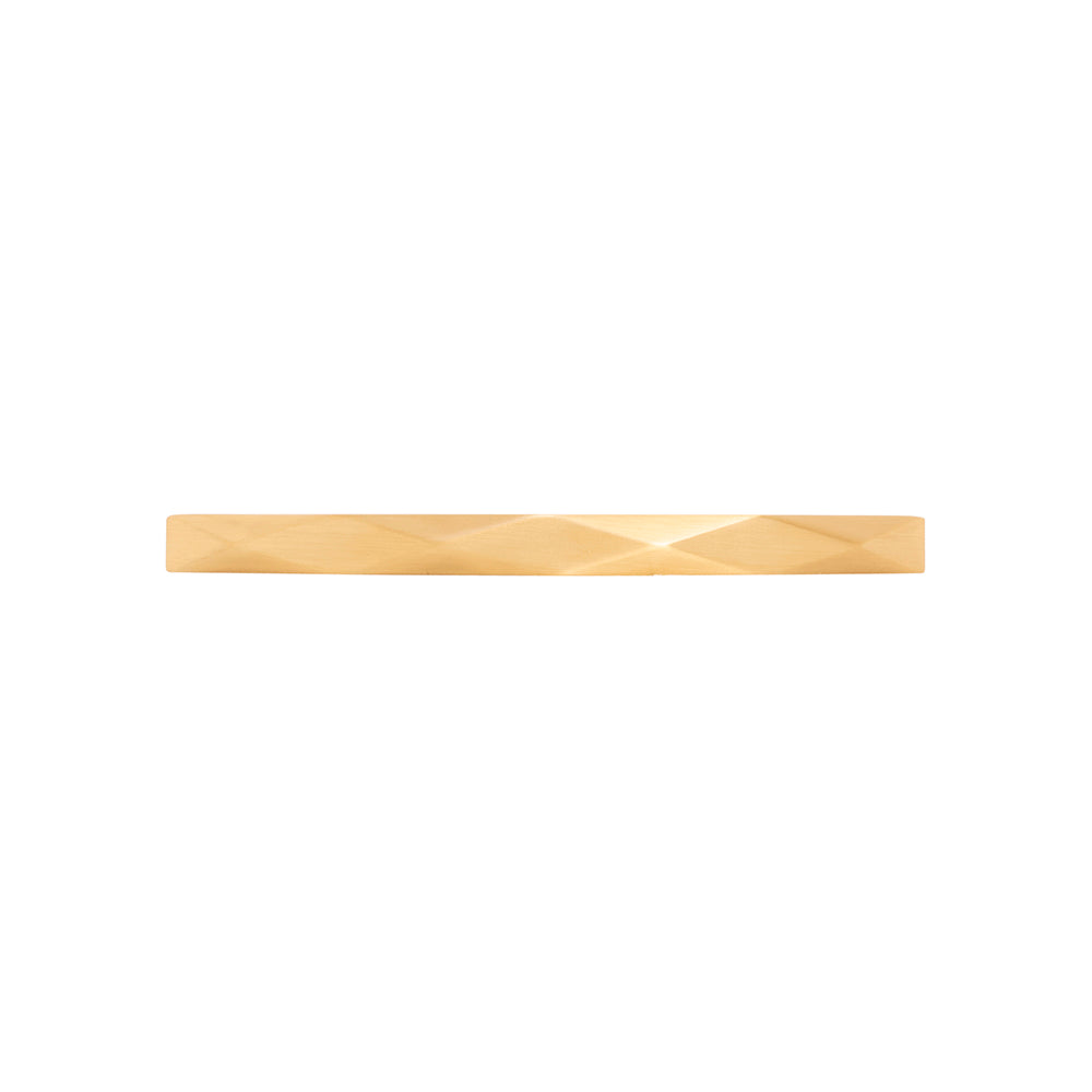 Karat Pull 3-3/4 Inch (96mm) Center to Center Brushed Golden Brass