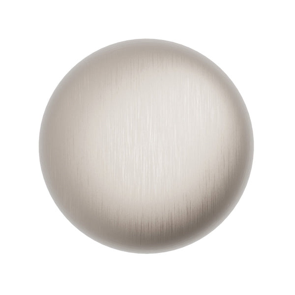 Worthington Knob 1-1/8 Inch Diameter Satin Nickel Finish (10 Pack)
