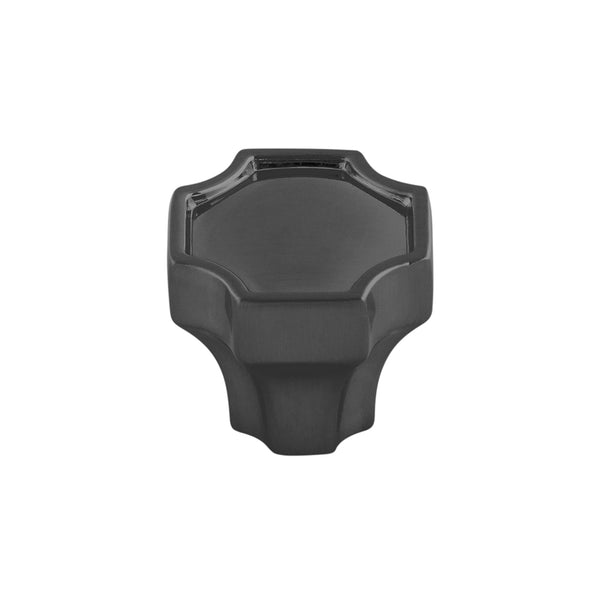 Monarch Knob 1-1/4 Inch x 1-1/4 Inch Matte Black