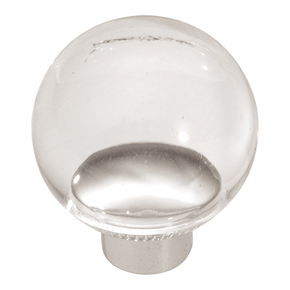 Crystal Palace Knob 1-3/16 Inch Diameter Lucite