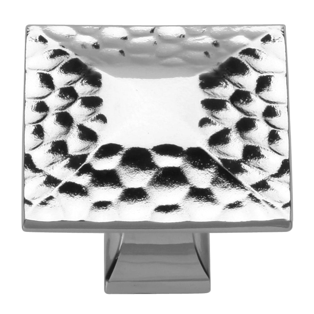 Craftsman Knob 1-1/4 Inch Square Chrome Finish