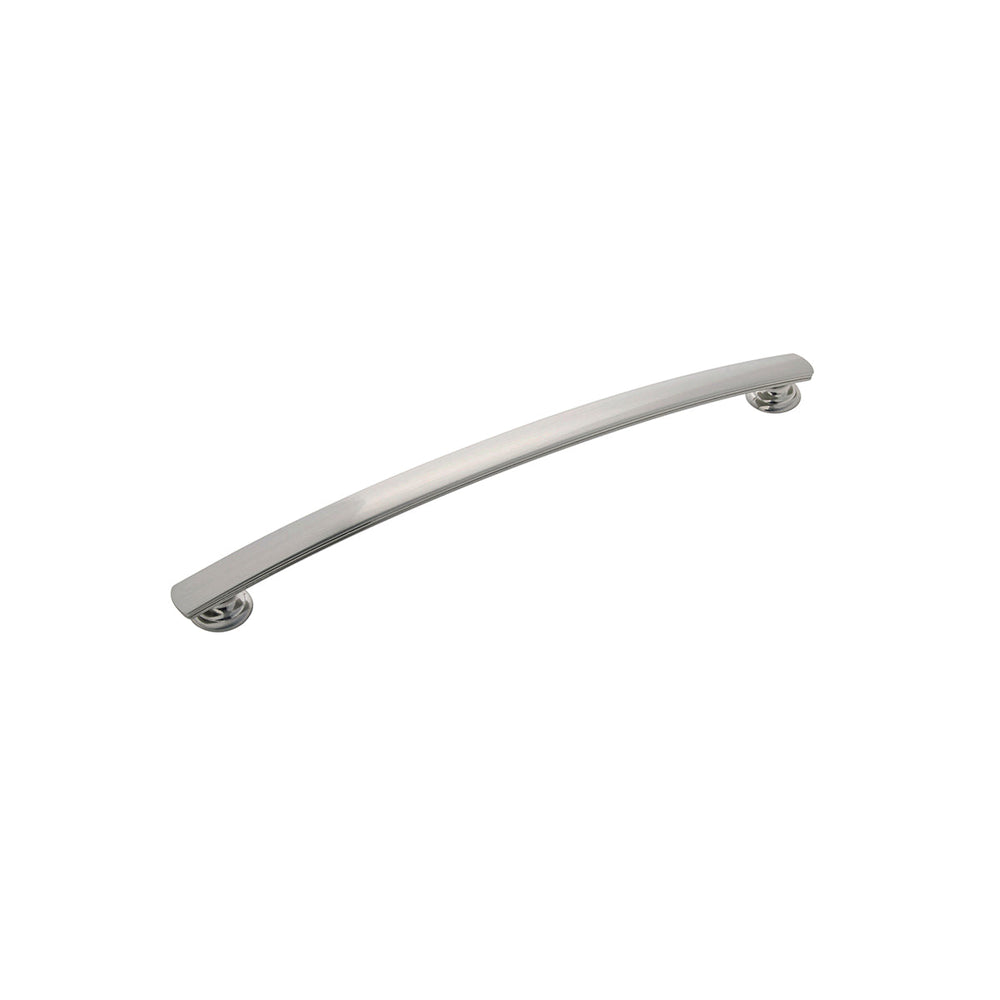 American Diner Pull 7-9/16 Inch (192mm) Center to Center Satin Nickel