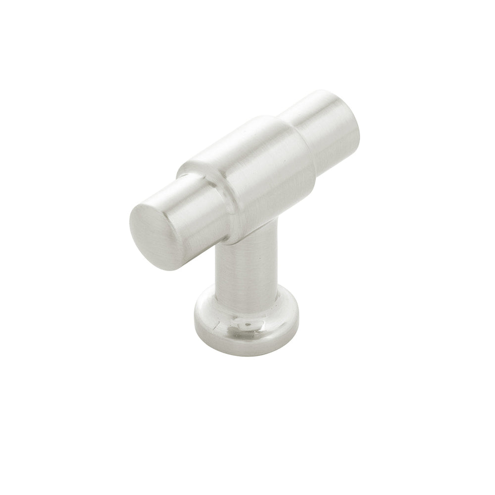 Piper T-Knob 1-5/8 Inch X 5/8 Inch Satin Nickel