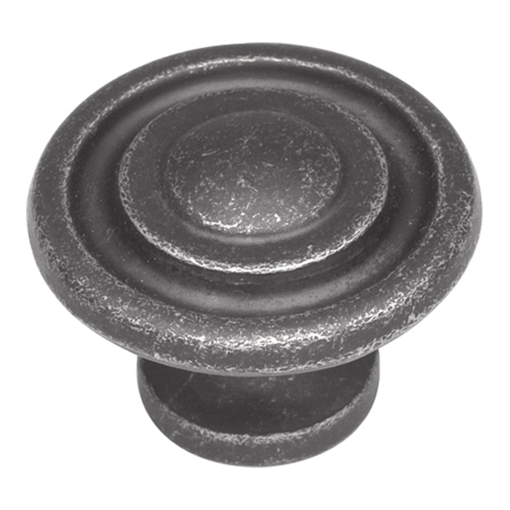 Manchester Knob 1-3/8 Inch Diameter Vibra Pewter