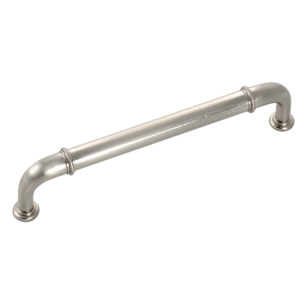 Cottage Pull 5-1/16 Inch (128mm) Center to Center Satin Nickel