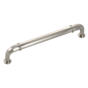 Cottage Pull 5-1/16 Inch (128mm) Center to Center Satin Nickel