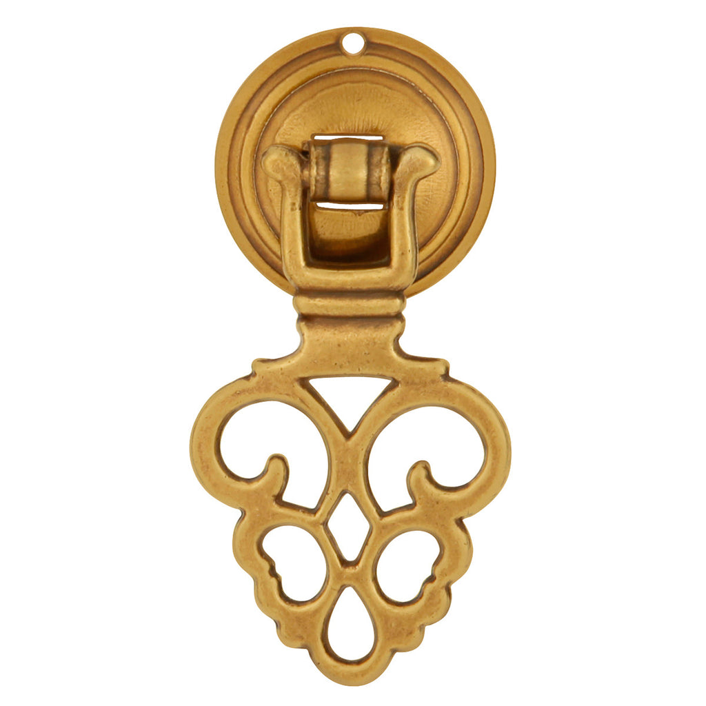 Manor House Pendant Pull 2-1/2 Inch x 1-1/4 Inch Lancaster Hand Polished Finish