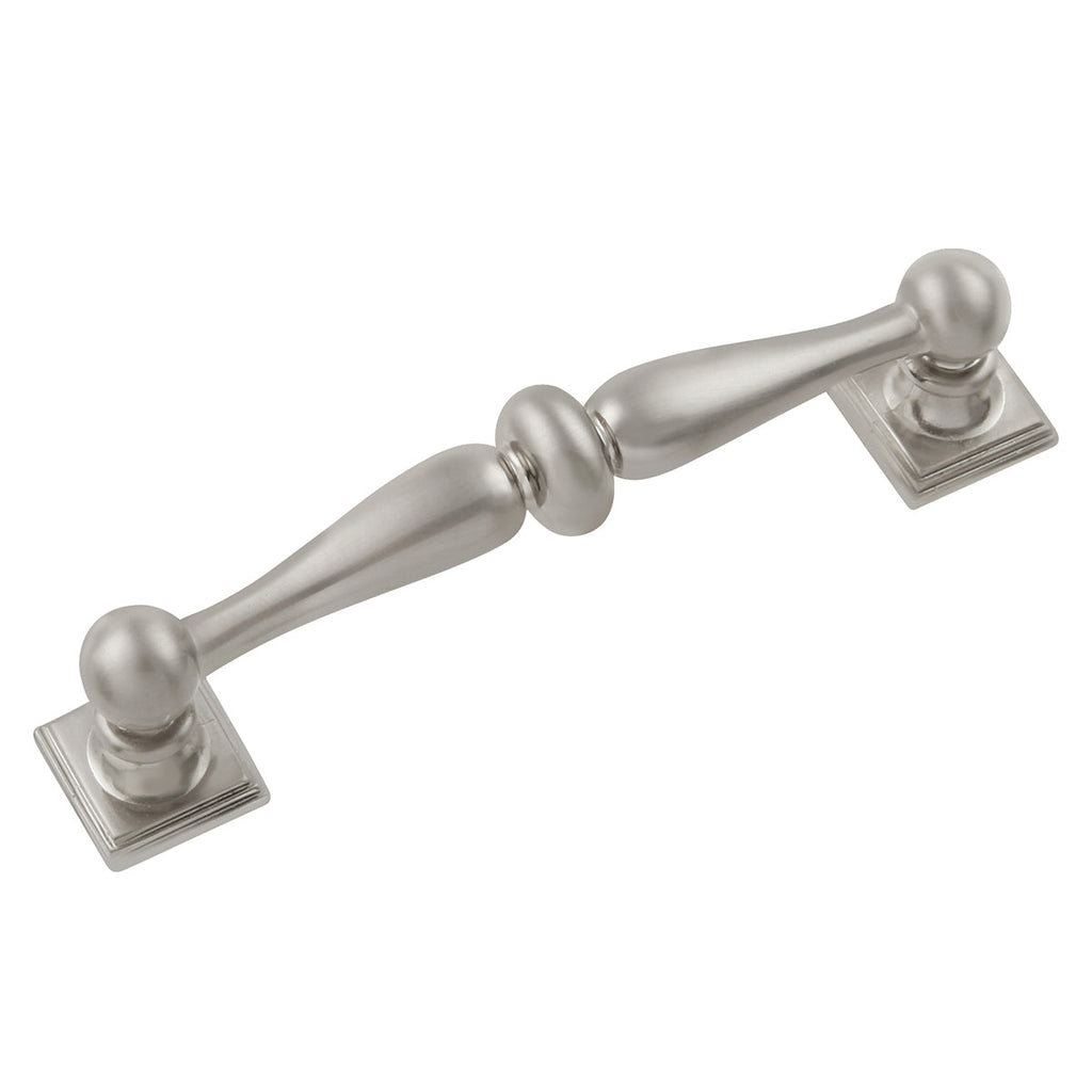 Somerset Pull 3-3/4 Inch (96mm) Center to Center Satin Nickel Finish