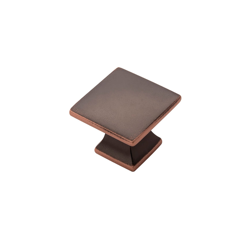 Studio Knob 1-1/4 Inch Square Oil-Rubbed Bronze Highlighted