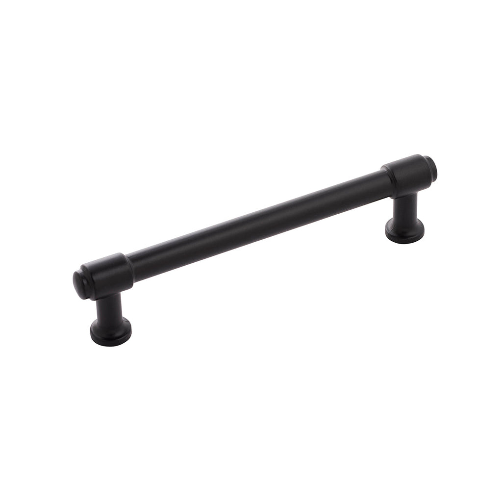 Piper Pull 5-1/16 Inch (128mm) Center to Center Matte Black Finish