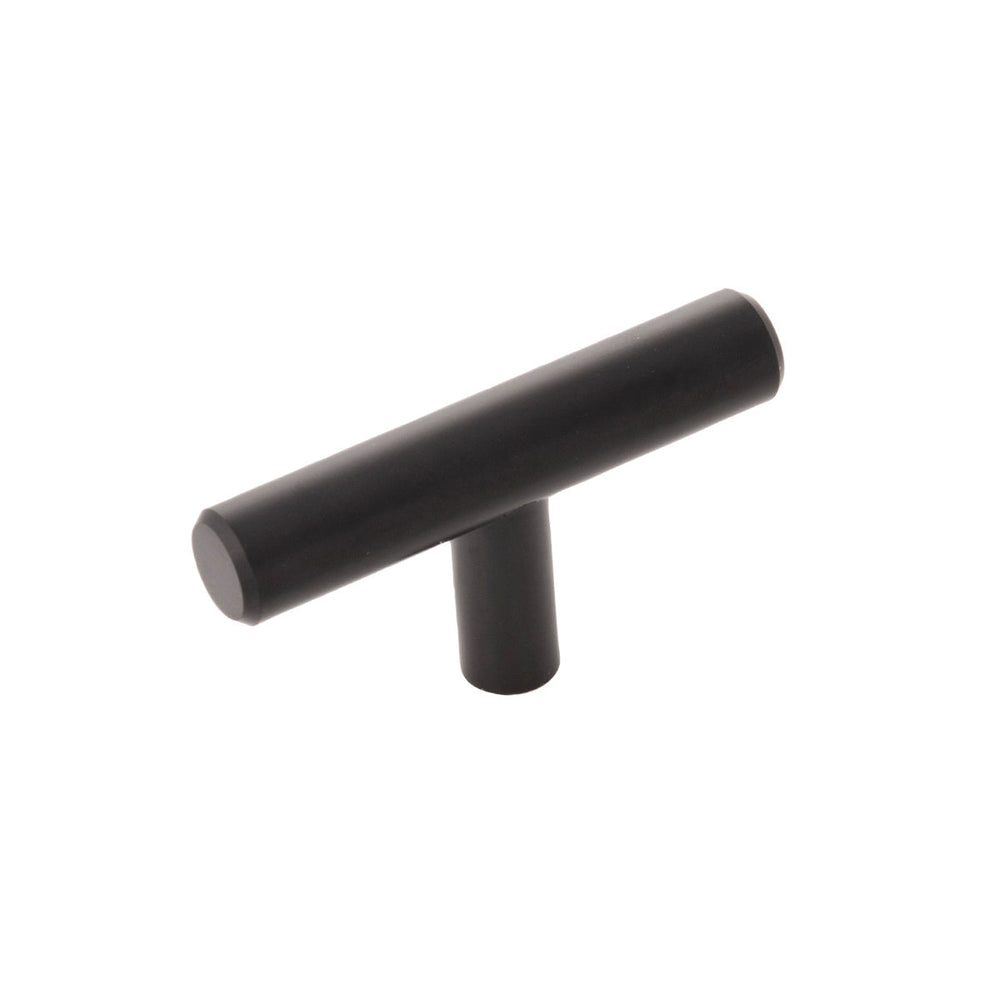 Bar T-Knob 2-3/8 Inch x 1/2 Inch Matte Black