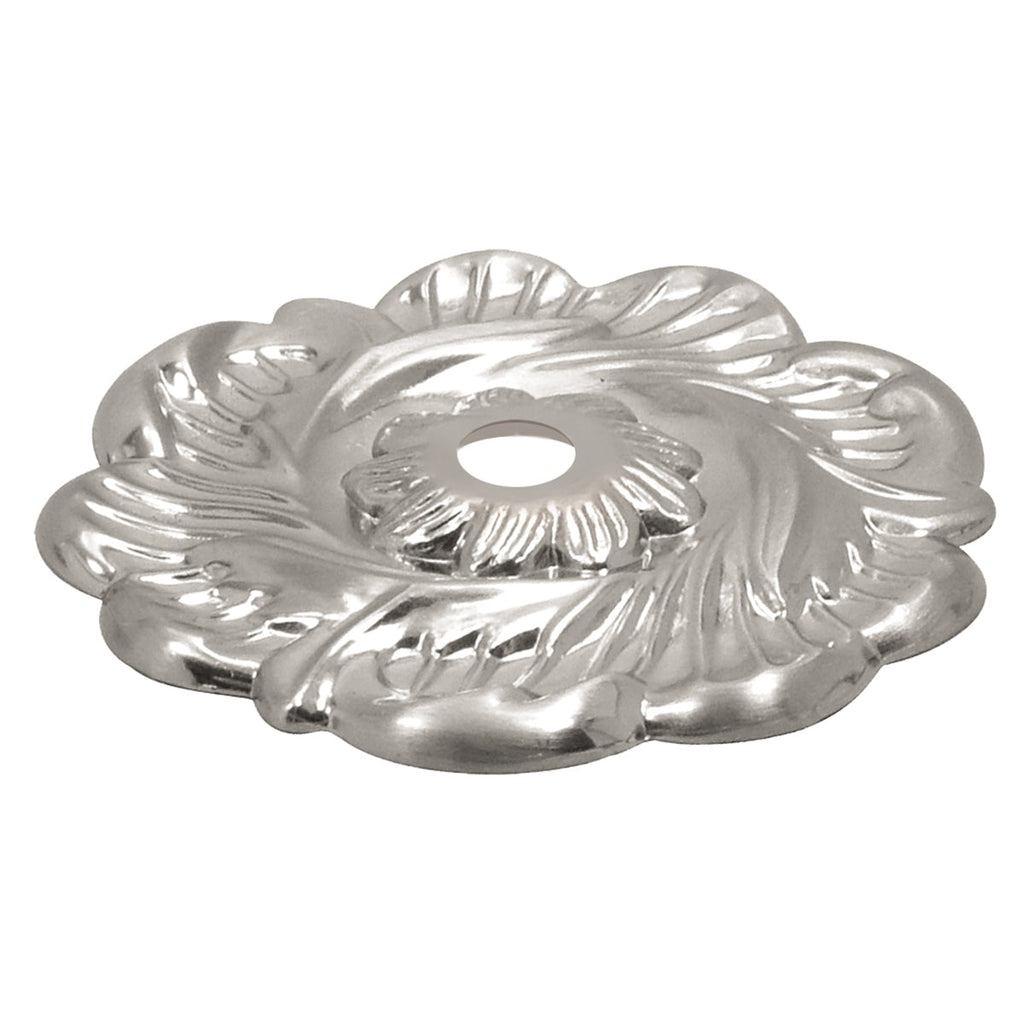 Cavalier Backplate 2-3/8 Inch Diameter Satin Nickel Finish